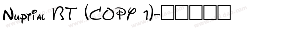 Nuptial BT (COPY 1)字体转换